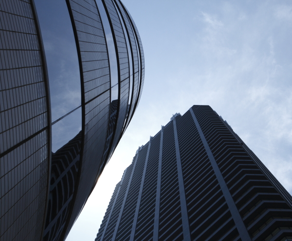 休日のオフィス街