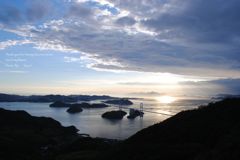 来島海峡大橋。。