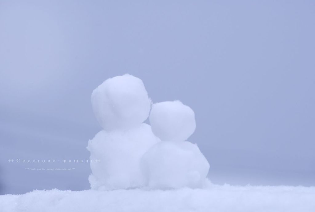 ゆきだるま。。