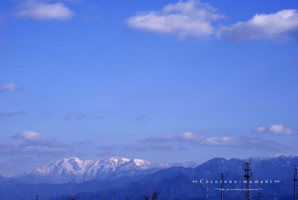 石鎚山の雪化粧。。