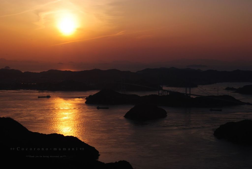来島海峡大橋と。。