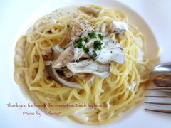 きのこくりーむぱすた。。