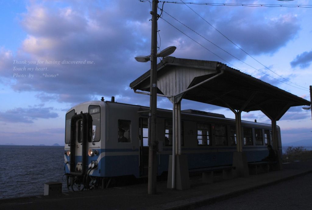 JR下灘駅。。