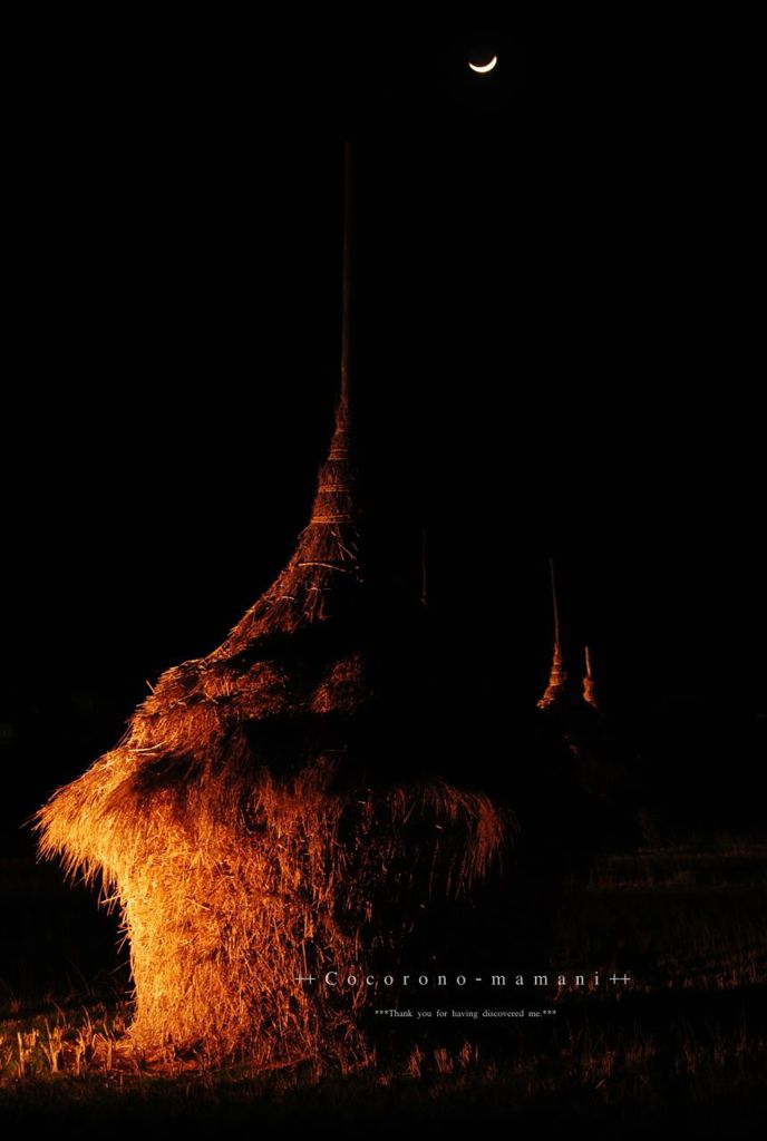 藁ぐろライトアップ。。