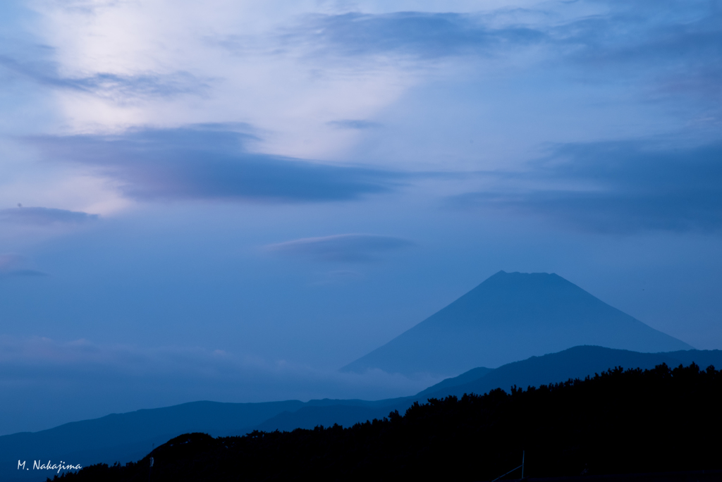 富士山夕景