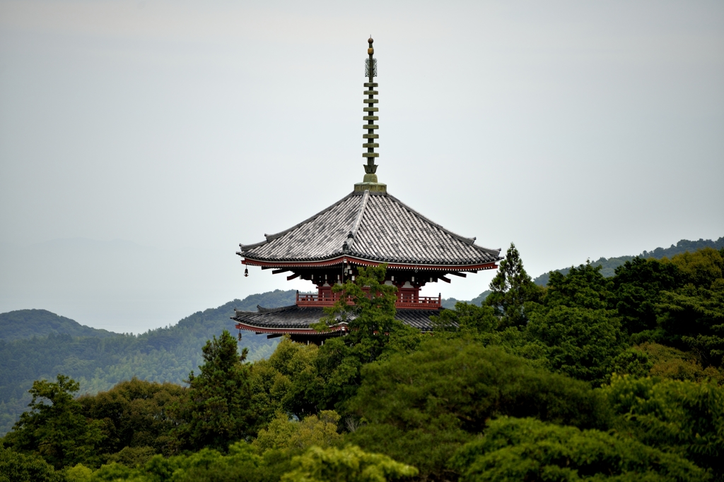 竹林寺五重の塔