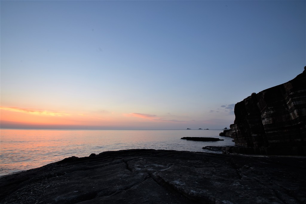 夕陽のホルンフェルス