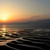 御輿来海岸の夕べ