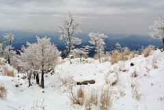 英彦山雪景色