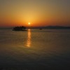 嫁ヶ島の夕陽（宍道湖）