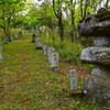 野仏の里　伐株山登山道にて