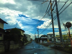 雲の切れ間