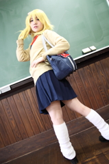 たま子　振り向いて