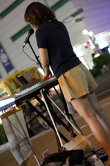 明香音　ストリートライブ三宮　裏側