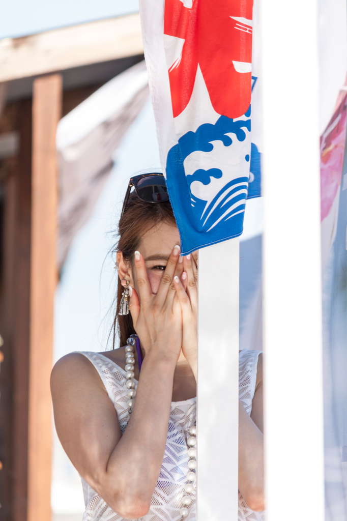 棟近ちなみ　須磨海岸２０１５　氷