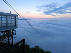 函館山からの雲海夜明け前