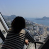 関門海峡を望む
