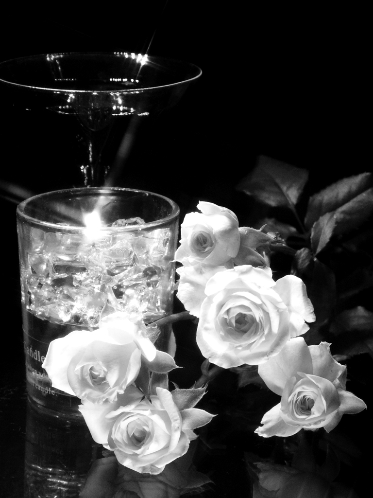薔薇とワイン