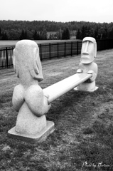 モアイのベンチ