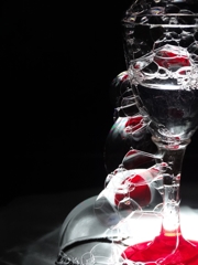 グラスとバブル