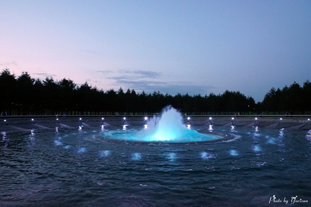 モエレ沼公園　海の噴水2