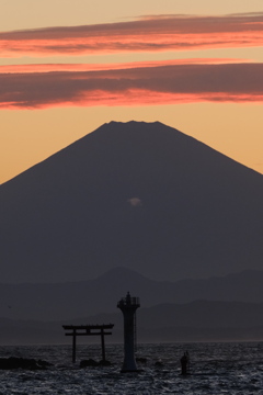 真名瀬海岸より