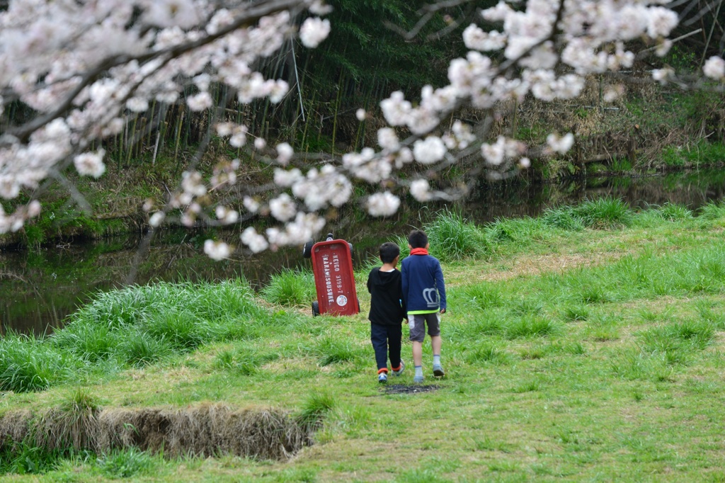 土手遊び