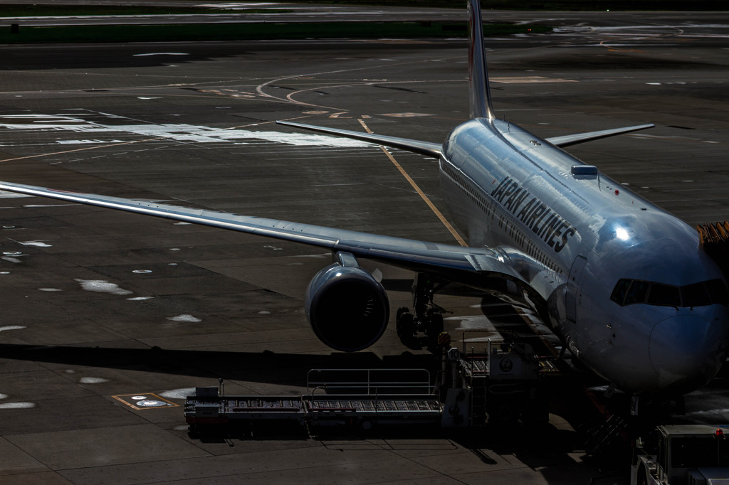 機体に空。