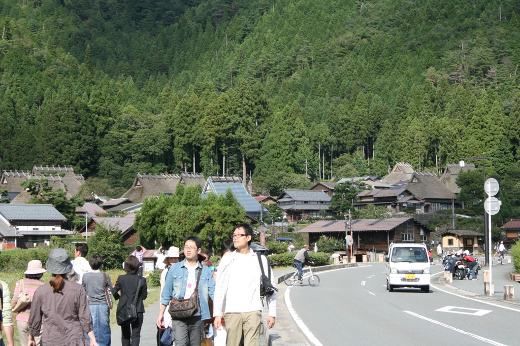 風景　かやぶきの里