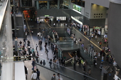 駅の人