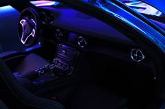 ベンツクーペ運転席