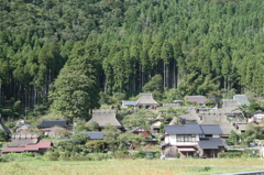 風景　かやぶきの里