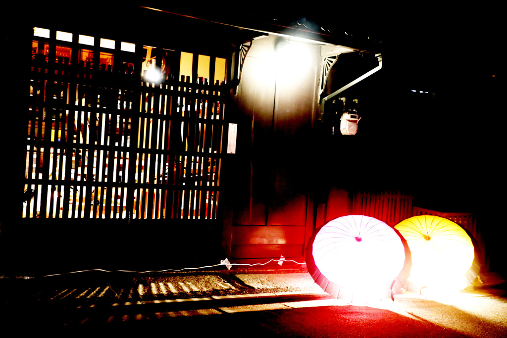 京町屋ライトアップ