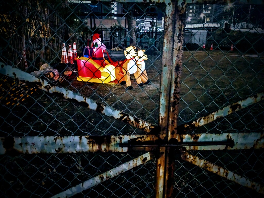 寒空のサンタ