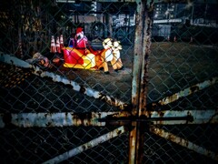 寒空のサンタ