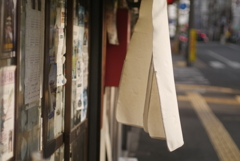 西陽除けの店舗