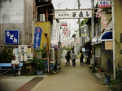 歩いた街の風景