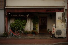 自転車と街