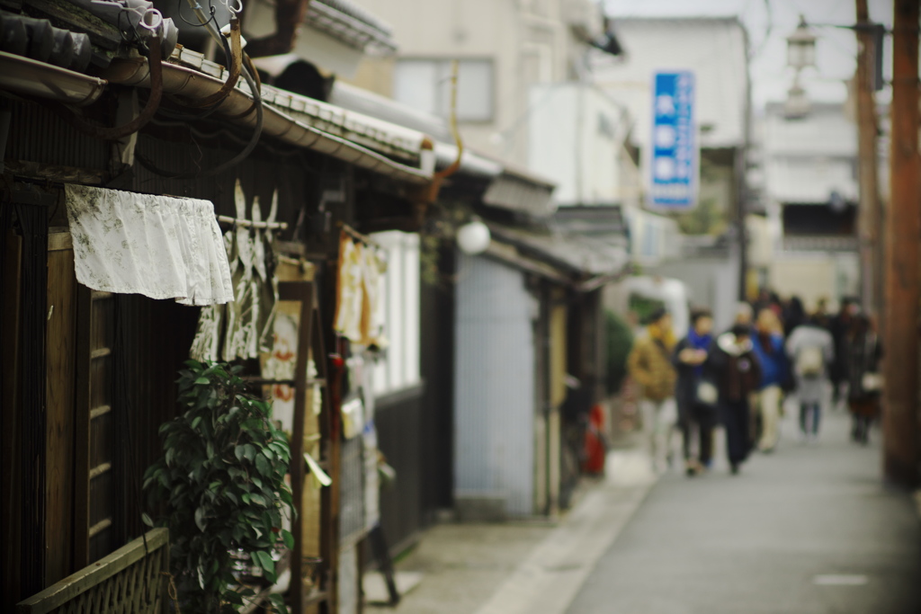 慣れ浸しむ街の画