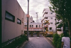 いつもの踏切り
