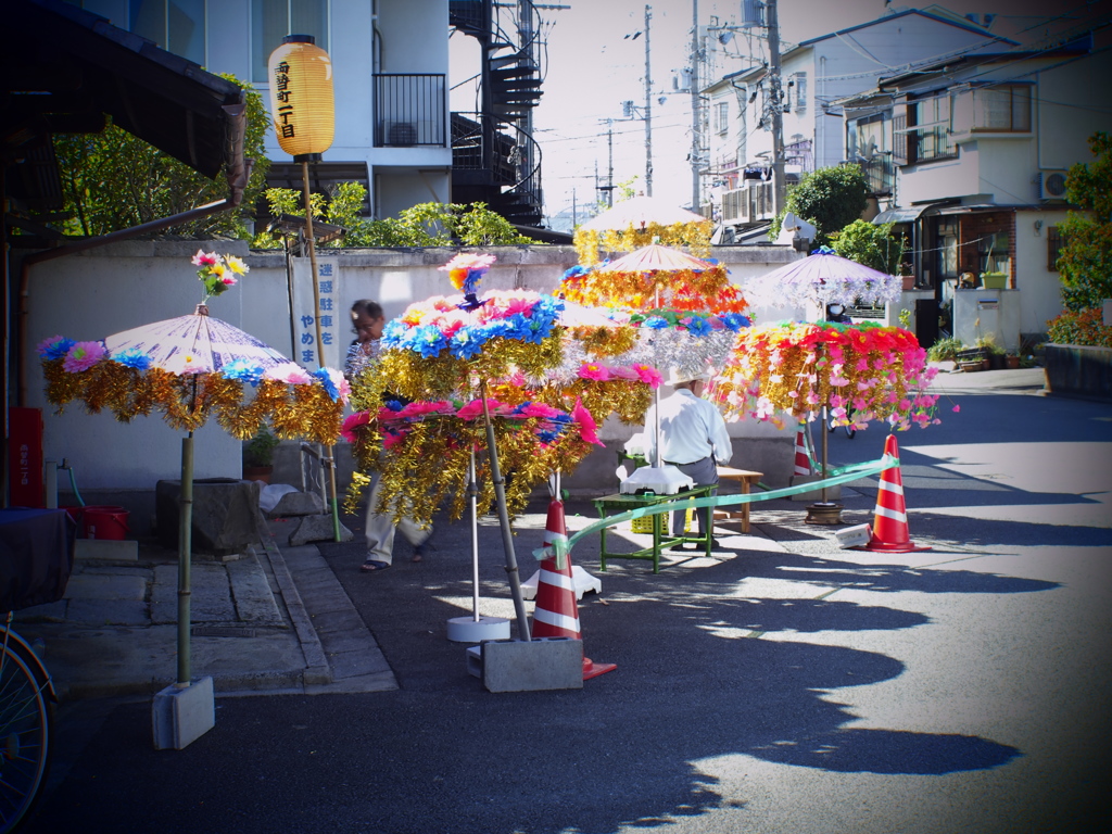 祭りの準備