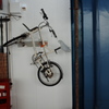 自転車が乗って