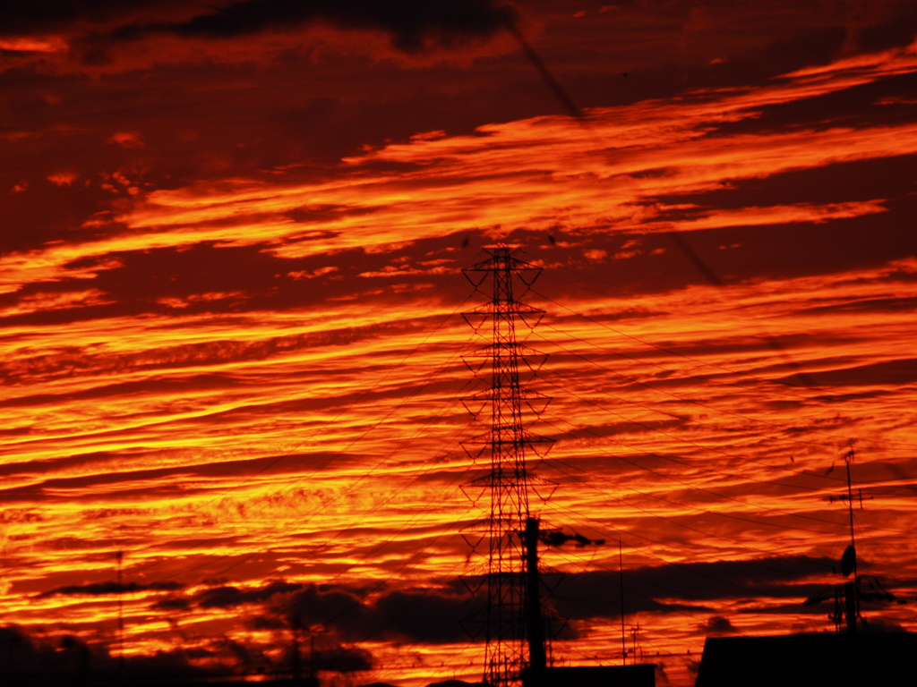 熱そうな空