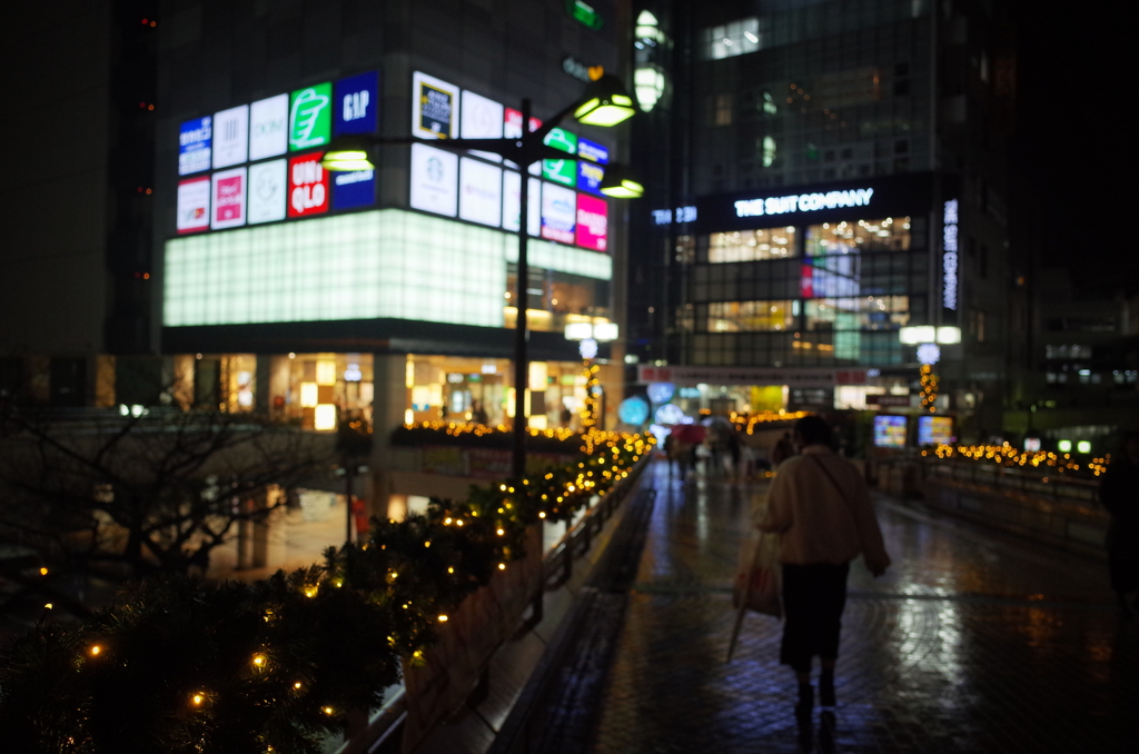 雨の大宮ステーション