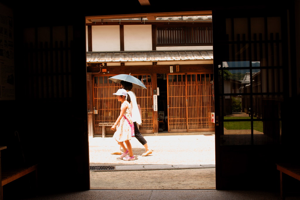蝉時雨の通り