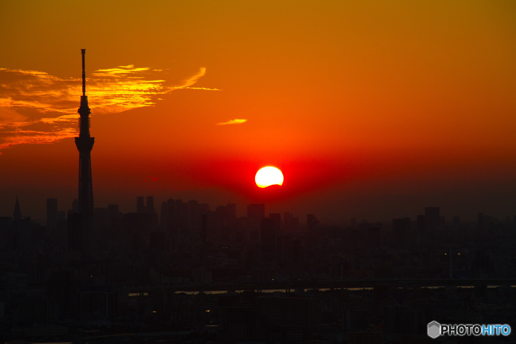 都心夕景　その１