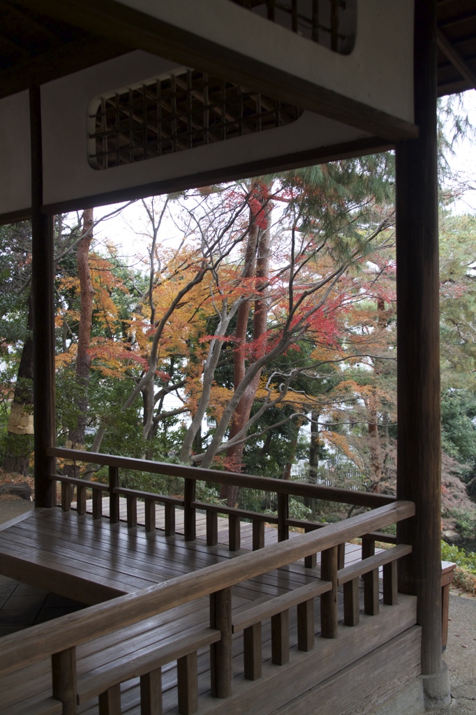 その名の通り　紅葉亭