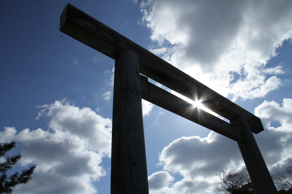 伊勢神宮大鳥居