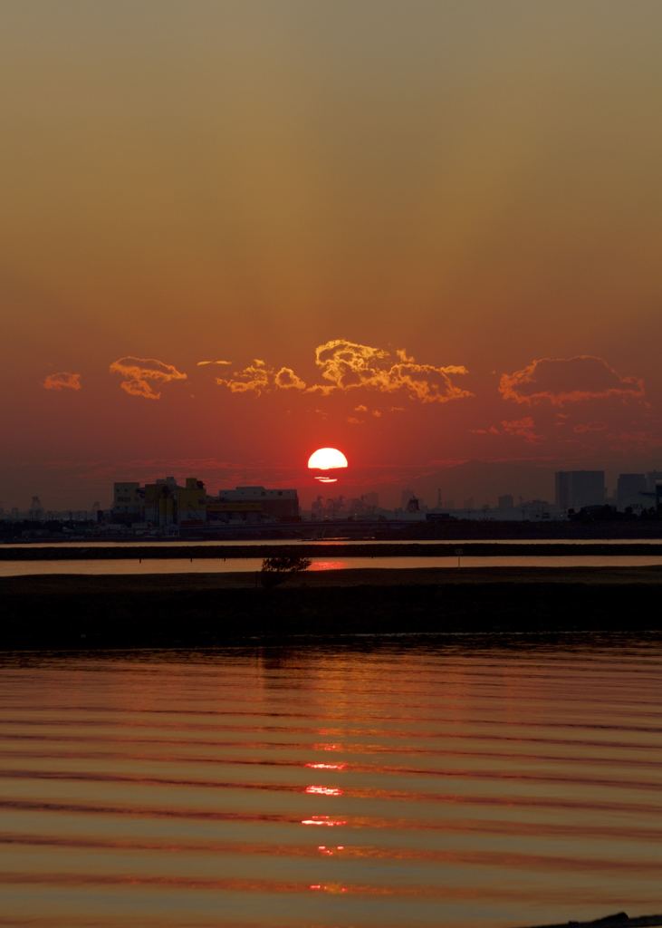 Sunset from Kasairinkai Park