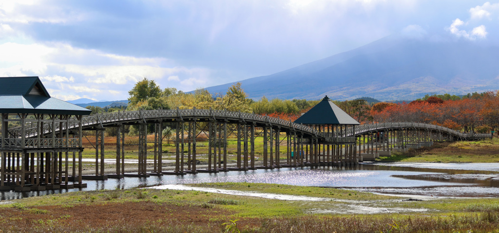 木造三連太鼓橋　その１
